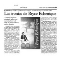 Las Ironías de Bryce Echenique  [artículo].