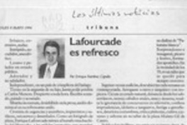 Lafourcade es refresco  [artículo] Enrique Ramírez Capello.
