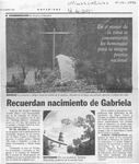 Recuerdan nacimiento de Gabriela  [artículo] Rolando Castillo Díaz.