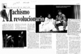 Machismo revolucionario  [artículo] Italo Passalacqua C.