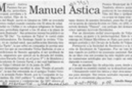 Manuel Astica  [artículo] Adolfo Simpson T.