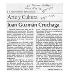Juan Guzmán Cruchaga  [artículo] Alberto Arraño.