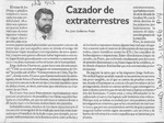 Cazador de extraterrestres  [artículo] Juan Guillermo Prado.