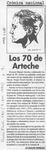 Los 70 de Arteche  [artículo] Ataulfo Sendas.