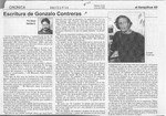 Escritura de Gonzalo Contreras  [artículo] Oscar Gacitúa.