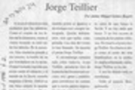 Jorge Teillier  [artículo] Jaime Miguel Gómez Rogers.