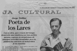 Poeta de los lares  [artículo] Marco Herrera.