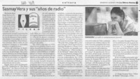Sasmay Vera y sus "años de radio"  [artículo] Filebo.