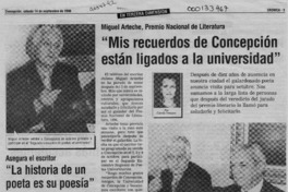 "Mis recuerdos de Concepción están ligados a la universidad"  [artículo] Carola Venegas.