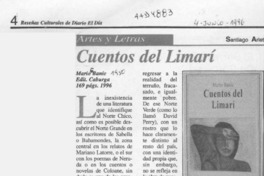 Cuentos del Limarí  [artículo] Santiago Arlet.