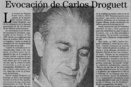Evocación de Carlos Droguett  [artículo] Hugo Rolando Cortés.