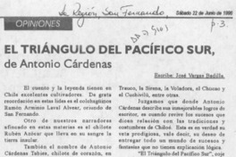 El triángulo del pacífico sur, de Antonio Cárdenas  [artículo] José Vargas Badilla.