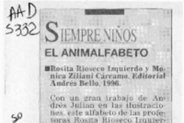 El Animalfabeto  [artículo].