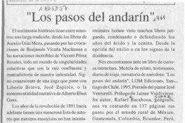 "Los Pasos del andarín"  [artículo].