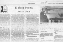 El chico Molina en su tinta  [artículo] Filebo.