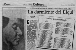 La durmiente del Elqui  [artículo] Francisca Vargas.