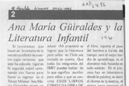 Ana María Güiraldes y la literatura infantil  [artículo].