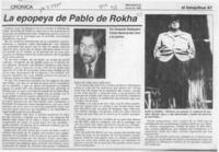 La epopeya de Pablo de Rokha  [artículo] Clemente Riedemann.