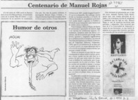 Centenario de Manuel Rojas  [artículo] Marino Muñoz Lagos.