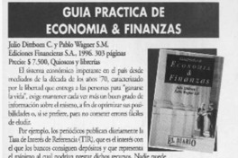Guía práctica de economía & finanzas  [artículo] Osvaldo Cifuentes.