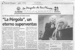 "La pérgola", un eterno superventas  [artículo] Francisco Villagrán.