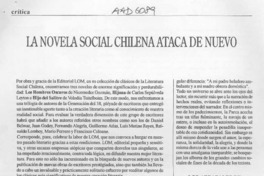 La novela social chilena ataca de nuevo  [artículo] Diego Muñoz Valenzuela.
