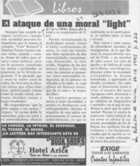 El Ataque de una moral "light"  [artículo].