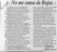 No me canso de Rojas  [artículo] Marcelo Pellegrini.