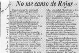 No me canso de Rojas  [artículo] Marcelo Pellegrini.