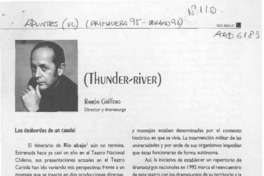 (Thunderriver)  [artículo] / Ramón Griffero.