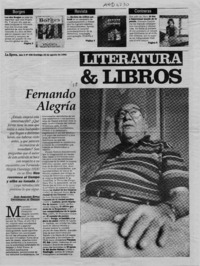 Fernando Alegría  [artículo] Juan Armando Epple.