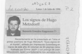 Los signos de Hugo Metzdorff