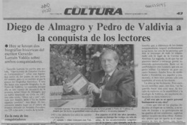 Diego de Almagro y Pedro de Valdivia a la conquista de los lectores  [artículo].