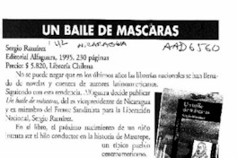 Un baile de máscaras  [artículo] Ana María Valdivieso.