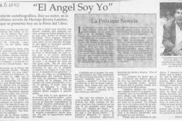 "El ángel soy yo"  [artículo] Eduardo Arancibia M.