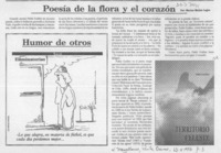 Poesía de la flora y el corazón  [artículo] Marino Muñoz Lagos.