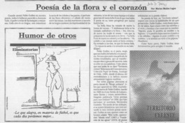 Poesía de la flora y el corazón  [artículo] Marino Muñoz Lagos.
