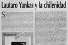Lautaro Yankas y la chilenidad