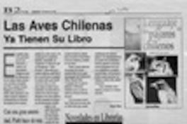 Las aves chilenas ya tienen su libro  [artículo] Jorge Silva.