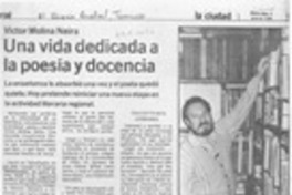 Víctor Molina Neira  [artículo] Carlos René Ibacache.