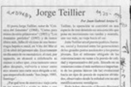 Jorge Teillier  [artículo] Juan Gabriel Araya G.