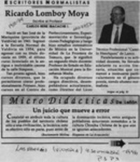 Ricardo Lomboy Moya
