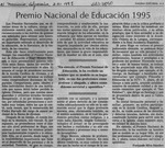 Premio Nacional de Educación 1995  [artículo]Fernando Silva Sánchez: