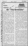 El "tío Ernesto"  [artículo] Carlos Ruiz Zaldívar.