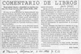 Comentario de libros  [artículo] H. R. Cortés.
