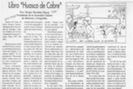 Libro "Huasco de cobre"  [artículo] Sergio Martínez Baeza.