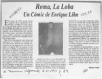 Roma, la Loba, un cómic de Enrique Lihn  [artículo] Patricio Tello.