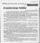 El poeta Jorge Teillier
