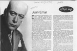 Juan Emar  [artículo].
