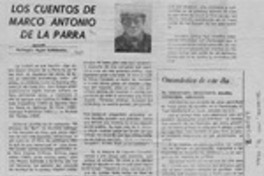 Los cuentos de Marco Antonio de la Parra